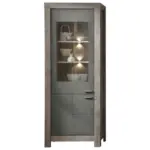 XXXLutz Lauterach - Ihr M&ouml;belhaus bei Bregenz Vitrine in Eichefarben, Dunkelgrau