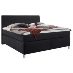 Boxspringbett 160/200 cm in Anthrazit