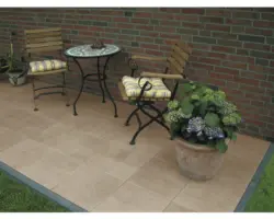 Beton Terrassenplatte iStone Luxury lachs 40 x 40 x 4 cm