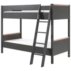 Etagenbett 90/200 cm Anthrazit
