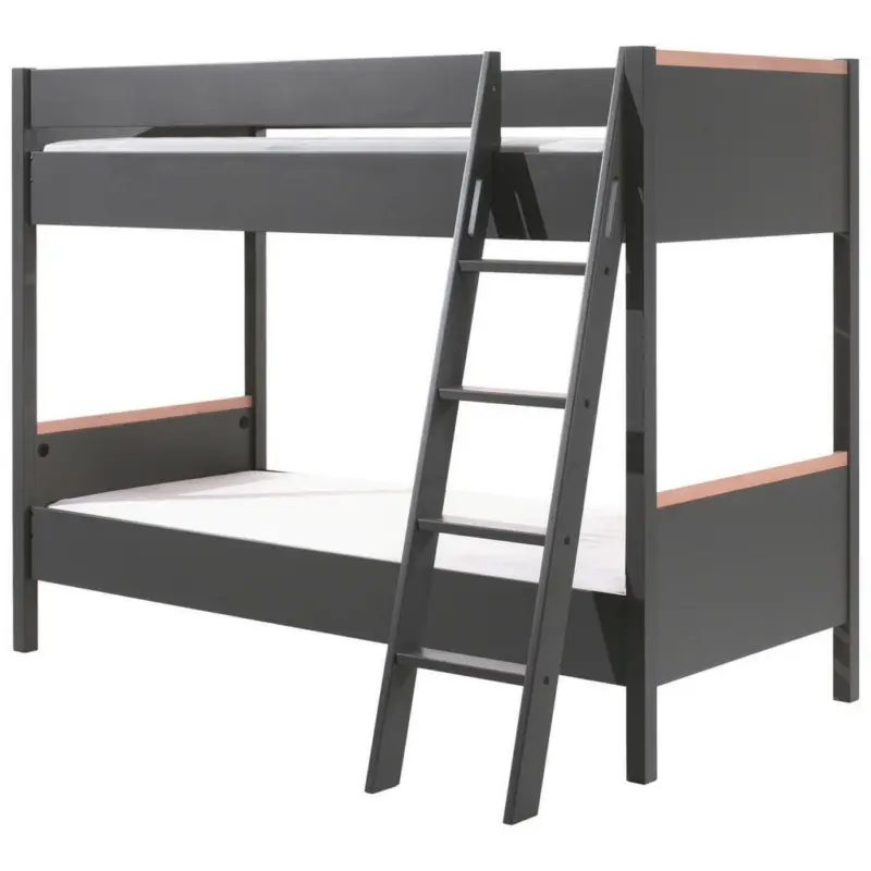 Etagenbett 90/200 cm Anthrazit