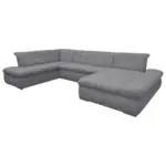 XXXLutz Lauterach - Ihr M&ouml;belhaus bei Bregenz Wohnlandschaft in Mikrofaser Dunkelgrau