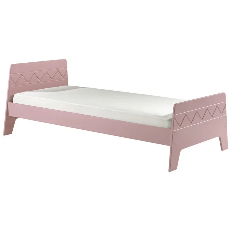 Kinder-/Juniorbett 90/200 cm in Rosa
