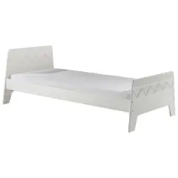 Kinder-/Juniorbett 90/200 cm in Weiß