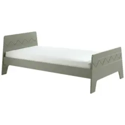 Kinder-/Juniorbett 90/200 cm in Olivgrün