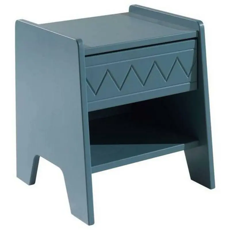 Nachtkästchen in Blau
