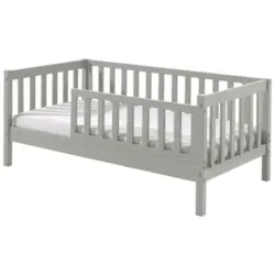 Kinder-/Juniorbett 70/140 cm in Grau