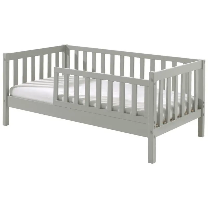 Kinder-/Juniorbett 70/140 cm in Grau