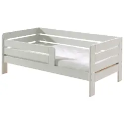 Kinder-/Juniorbett 70/140 cm in Wei&szlig;