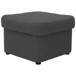 Hocker in Textil Grau