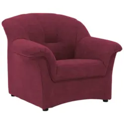 Sessel in Webstoff Beere