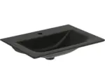 Hornbach Möbelwaschtisch Ideal Standard Connect Air 64 cm x 46 cm schwarz matt ohne Beschichtung