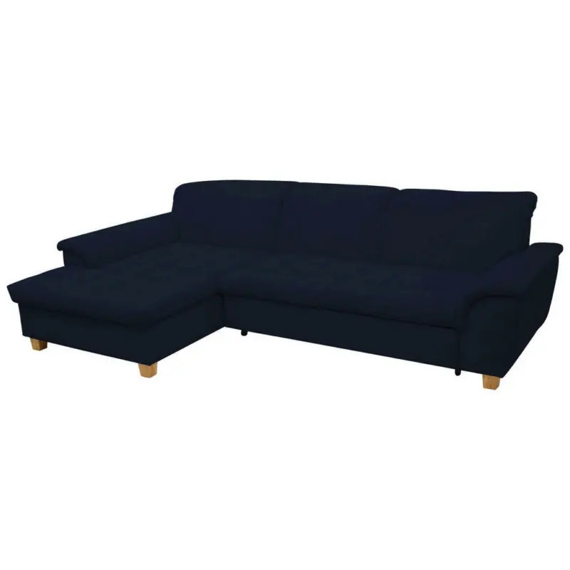 Ecksofa in Mikrofaser Blau