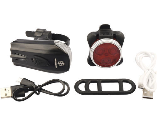 Bike Broz LED-Fahrrad-Lampen-Set Sherlock Shine