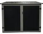 Hornbach Fahrradgarage, Aufbewahrungsbox WESTMANN inkl. Fahrradständer 203 x 200 cm anthrazit