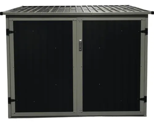 Fahrradgarage, Aufbewahrungsbox WESTMANN inkl. Fahrradständer 203 x 200 cm anthrazit