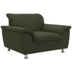 Sessel in Webstoff Grün