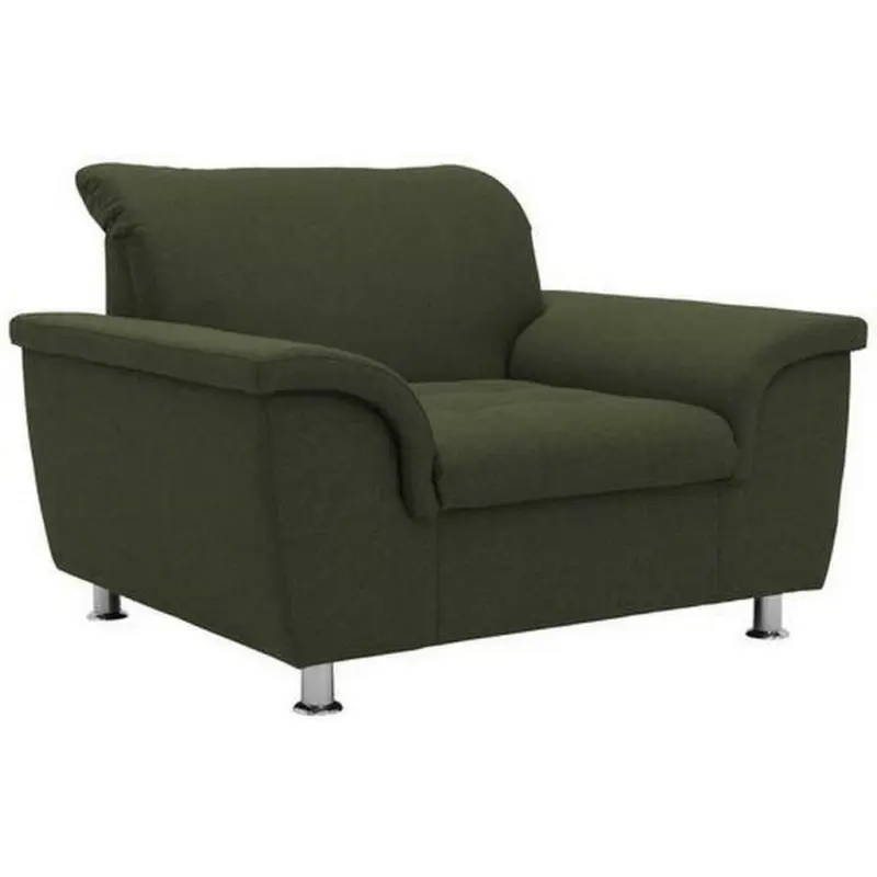 Sessel in Webstoff Grün