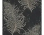 Hornbach Vliestapete 38009-4 Mata Hari Federn schwarz