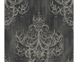 Vliestapete 38096-4 Mata Hari Barockornament grau