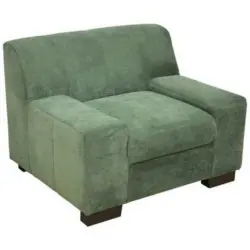 Sessel in Mikrofaser Grün