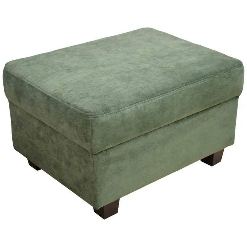 Hocker in Textil Grün