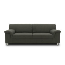 Dreisitzer-Sofa in Webstoff Schlammfarben