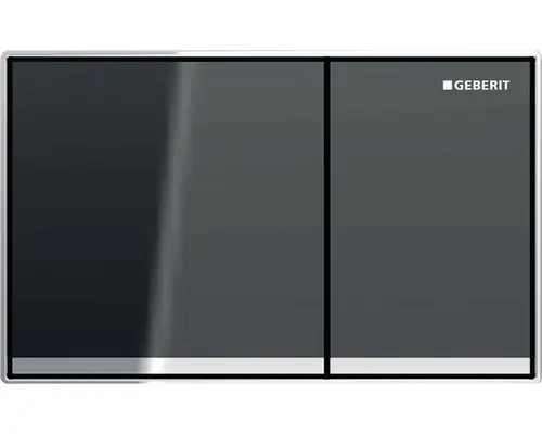 Betätigungsplatte Geberit Omega 60 2-Mengentechnik lava/chrom