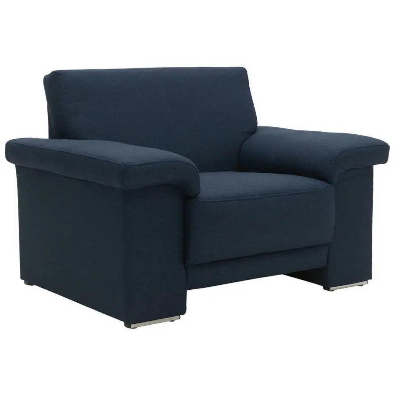 Sessel in Webstoff Dunkelblau