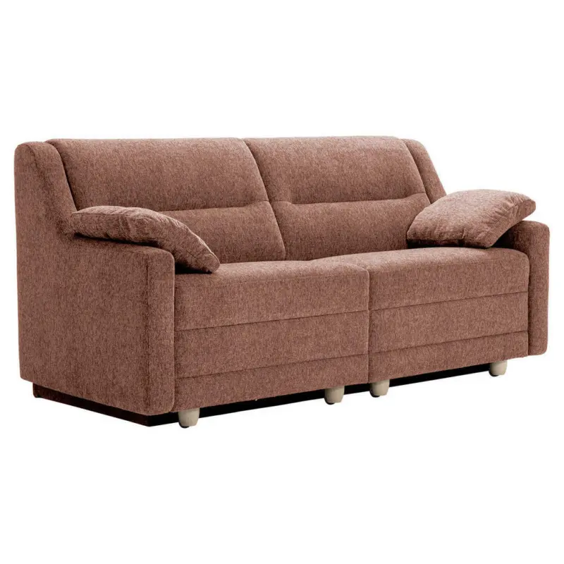 Schlafsofa in Chenille Koralle