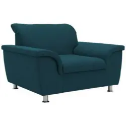 Sessel in Webstoff Petrol