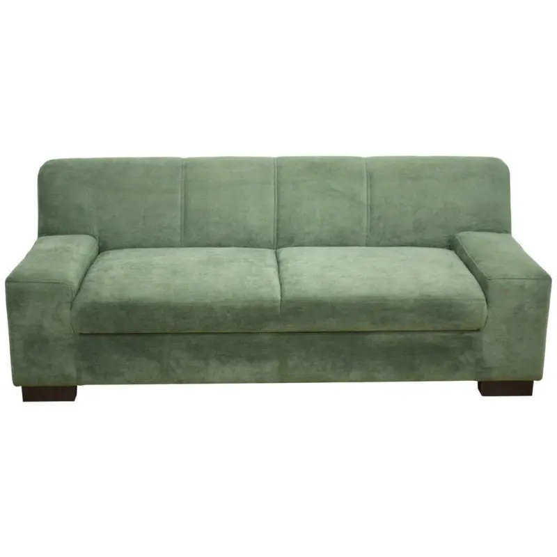 Zweisitzer-Sofa in Mikrofaser Grün