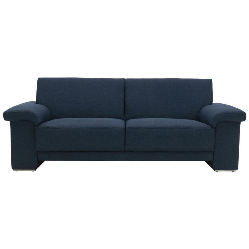 Dreisitzer-Sofa in Webstoff Dunkelblau