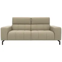 Zweisitzer-Sofa in Webstoff Schlammfarben