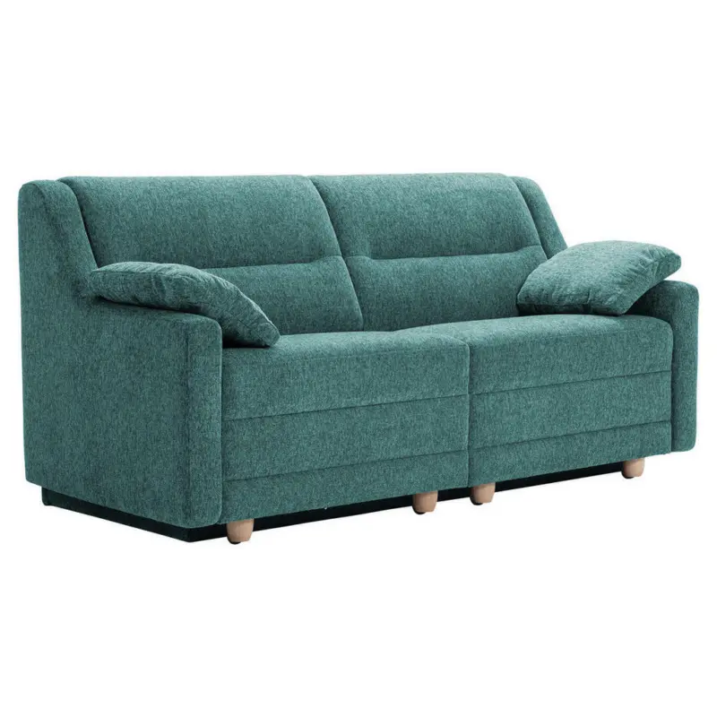 Schlafsofa in Chenille Türkis
