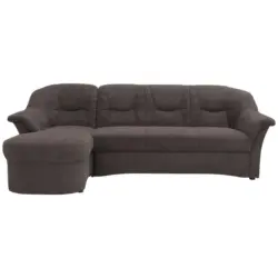 Ecksofa in Mikrofaser Greige