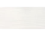 Hornbach Steingut Dekorfliese Alaska Snow 29,5x59,5 cm weiß glänzend rektifiziert