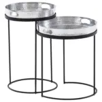 XXXLutz Lauterach - Ihr Möbelhaus bei Bregenz Beistelltischset in Metall 32,5/32,5/53 cm
