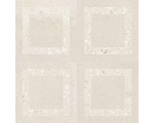 Feinsteinzeug Dekorfliese Cottage 33,15x33,15 cm beige matt