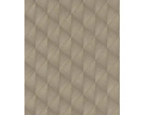 Vliestapete 687934 Tropical House Geometrisch toffee