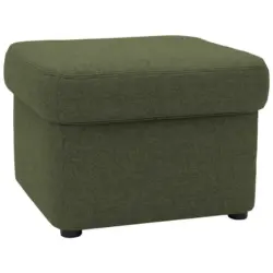 Hocker in Textil Grün