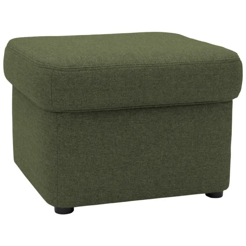 Hocker in Textil Grün
