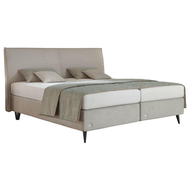 Boxspringbett 160/200 cm in Grau