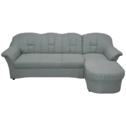 Ecksofa in Webstoff Mintgrün