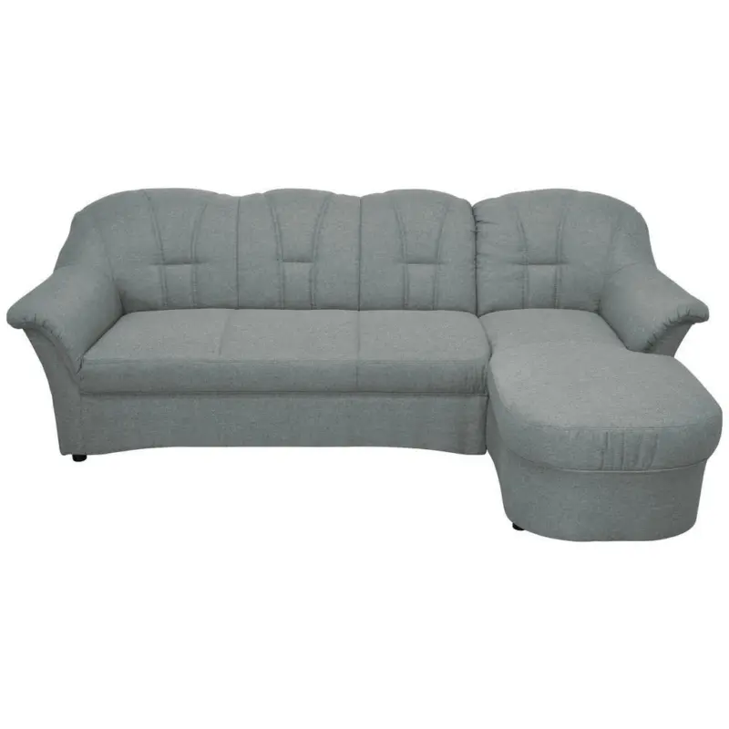 Ecksofa in Webstoff Mintgrün