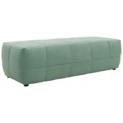 Hocker in Textil Mintgrün