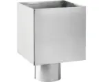 Hornbach Zambelli Wasserfangkasten Titanzink quadratisch NW 80 200 x 200 x 290 mm