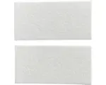 Hornbach Filzgleiter eckig 100x200 mm weiß selbstklebend 2 Stück