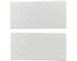 Filzgleiter eckig 100x200 mm weiß selbstklebend 2 Stück