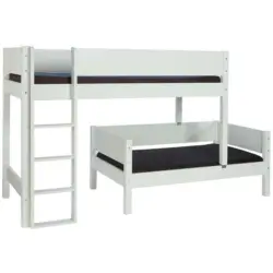 Etagenbett 90/200 cm Weiß